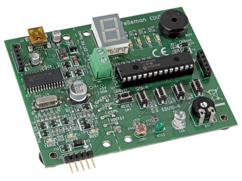 edu10 entrar|Velleman USB PIC Programmer & Tutor Board EDU10.